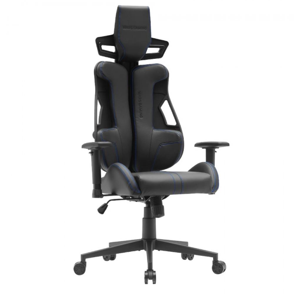 Mars Gaming - MGC-ELITE, Silla Gaming Ergonómica, Respaldo Flexible Adaptativo, Reposabrazos Ajustables 2D, Asient - MGCELITEBBL