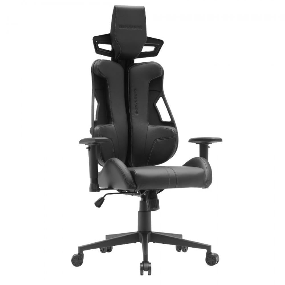 Mars Gaming - MGC-ELITE, Silla Gaming Ergonómica, Respaldo Flexible Adaptativo, Reposabrazos Ajustables 2D, Asient - MGCELITEBGR
