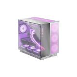 Mars Gaming - MC-NOVA3, Caja Gaming Custom XXL E-ATX, Tripe Cristal Cromado Continuo Sin Marco, Soporte Completo Refrigeración L