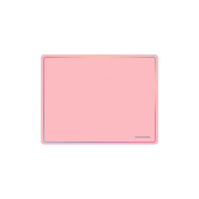 Mars Gaming - MMP124, Alfombrilla Gaming 360x260mm, Diseño de Bordes Rainbow, Base Antideslizante de Caucho Natural, S - MMP124P