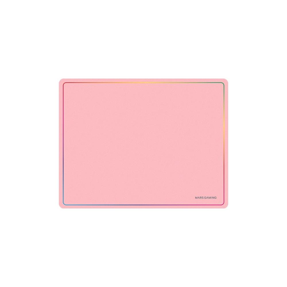 Mars Gaming - MMP124, Alfombrilla Gaming 360x260mm, Diseño de Bordes Rainbow, Base Antideslizante de Caucho Natural, S - MMP124P