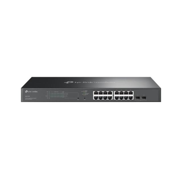 TP-Link - Omada SG2218P switch Gestionado L2/L2+ Gigabit Ethernet (10/100/1000) Energía sobre Ethernet (PoE) 1U Negro