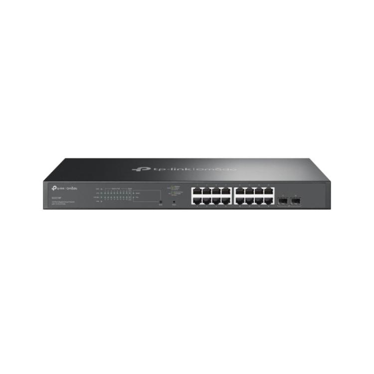 TP-Link - Omada SG2218P switch Gestionado L2/L2+ Gigabit Ethernet (10/100/1000) Energía sobre Ethernet (PoE) 1U Negro