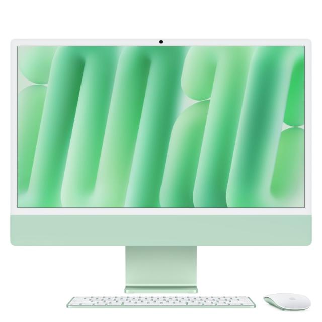 Apple - iMac Apple M M4 59,7 cm (23.5") 4480 x 2520 Pixeles PC todo en uno 24 GB 512 GB SSD macOS Sequoia Wi-Fi 6E (802.11ax) Ve