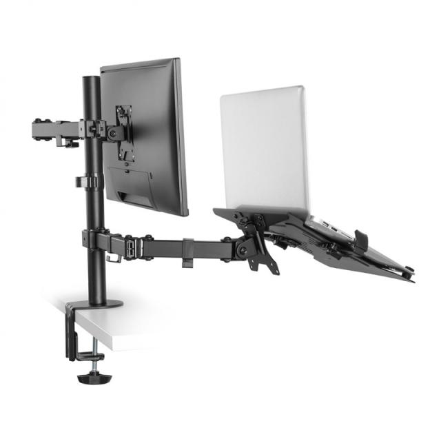 Neomounts - FPMA-D550NOTEBOOK Brazo de monitor con soporte para portátil 10-32"