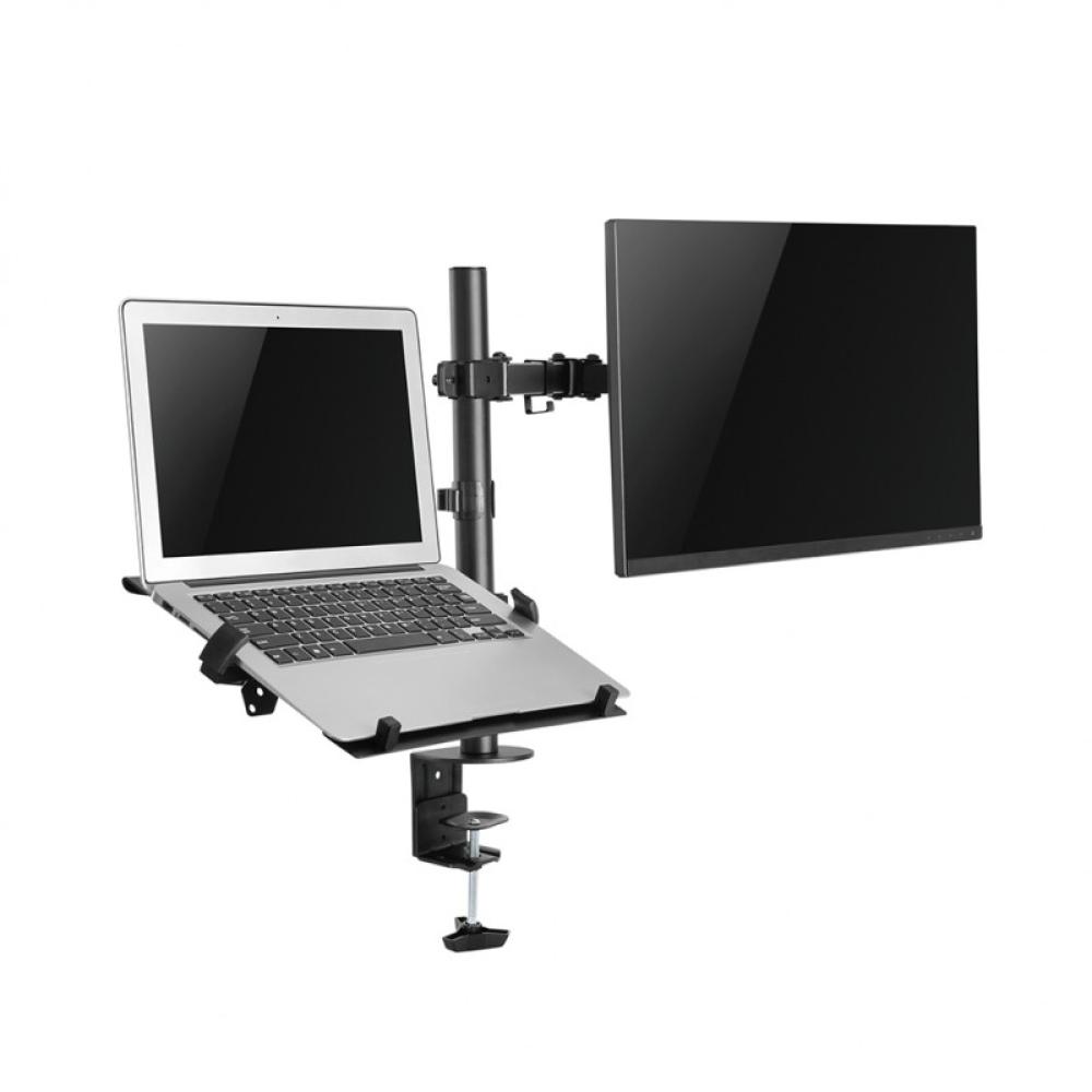 Neomounts - FPMA-D550NOTEBOOK Brazo de monitor con soporte para portátil 10-32"