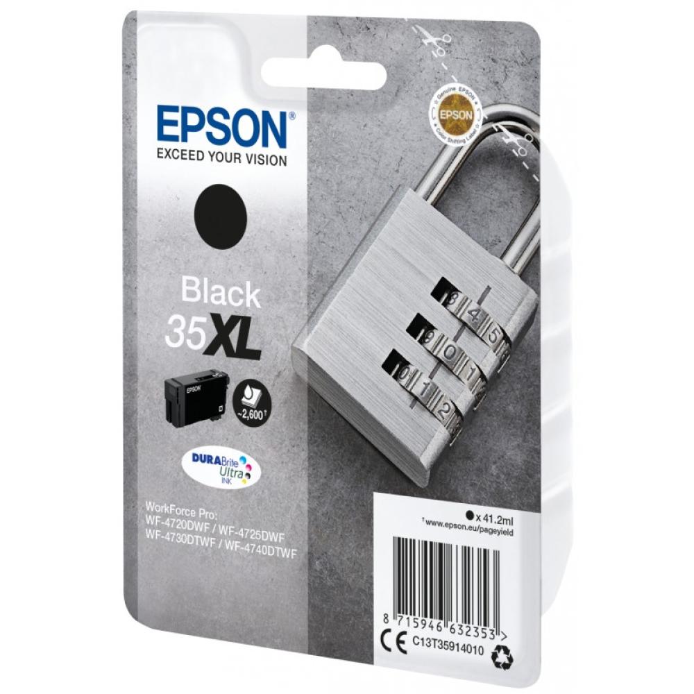 Epson - Padlock Singlepack Black 35XL DURABrite Ultra Ink
