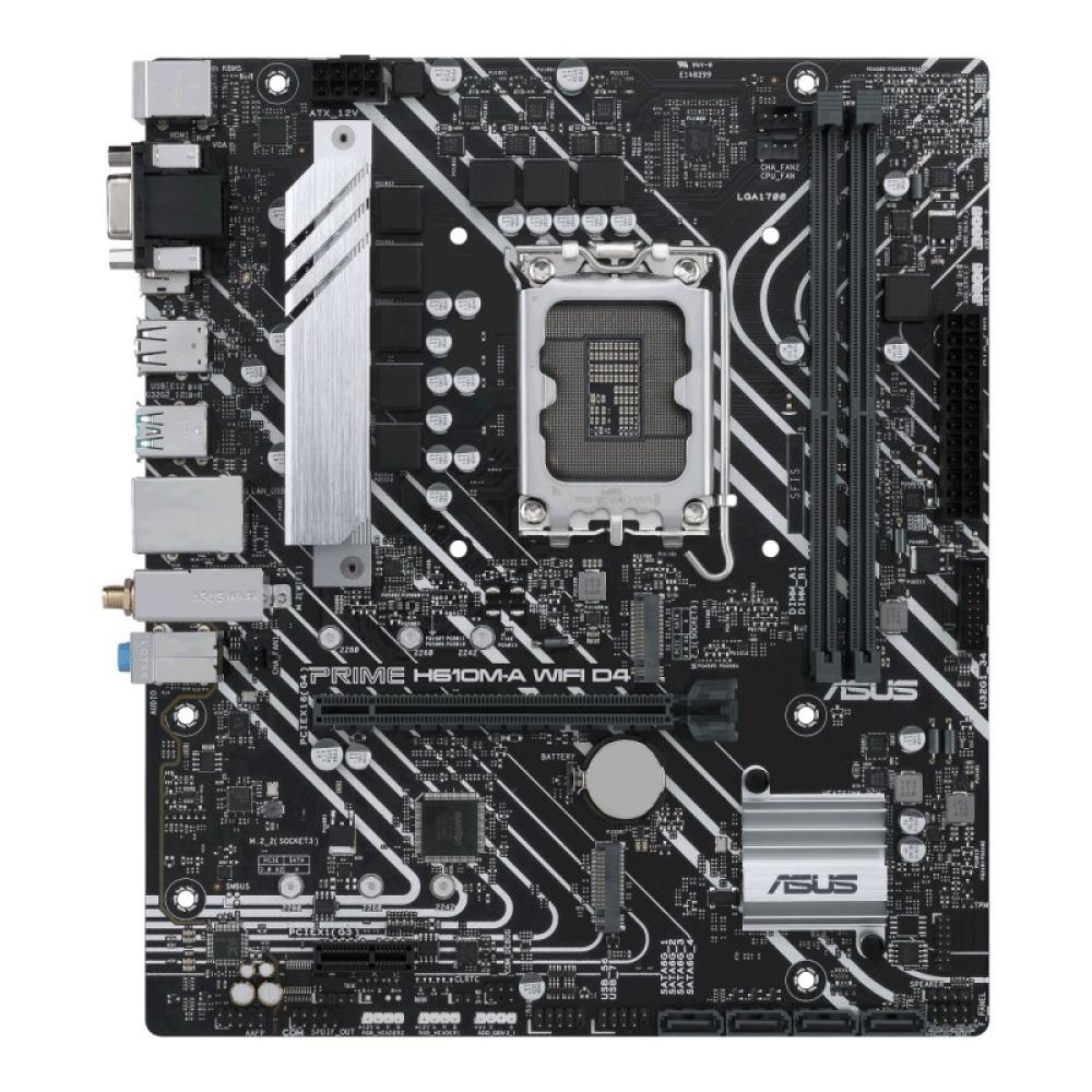 ASUS - PRIME H610M-A WIFI D4 Intel H610 LGA 1700 micro ATX