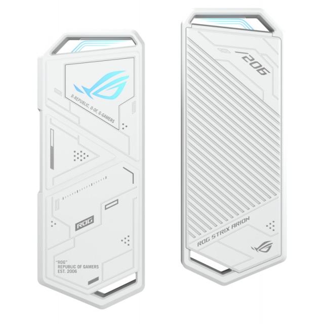 ASUS - ROG Strix Arion White Edition Caja externa para unidad de estado sólido (SSD) Blanco M.2