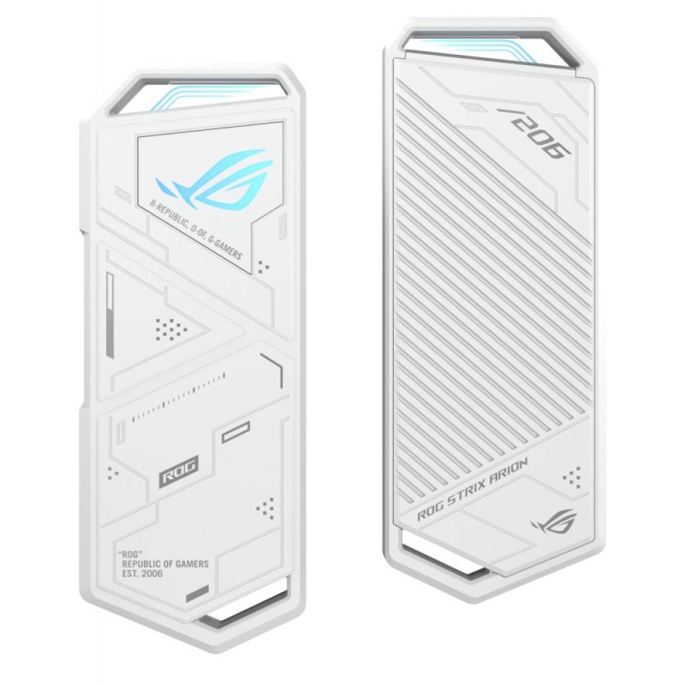ASUS - ROG Strix Arion White Edition Caja externa para unidad de estado sólido (SSD) Blanco M.2
