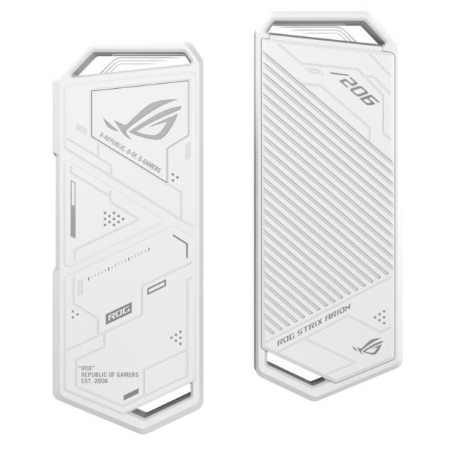 ASUS - ROG Strix Arion White Edition Caja externa para unidad de estado sólido (SSD) Blanco M.2