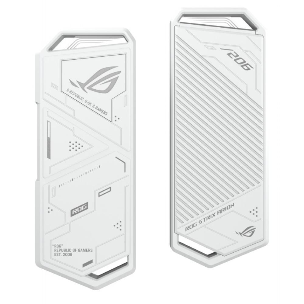 ASUS - ROG Strix Arion White Edition Caja externa para unidad de estado sólido (SSD) Blanco M.2