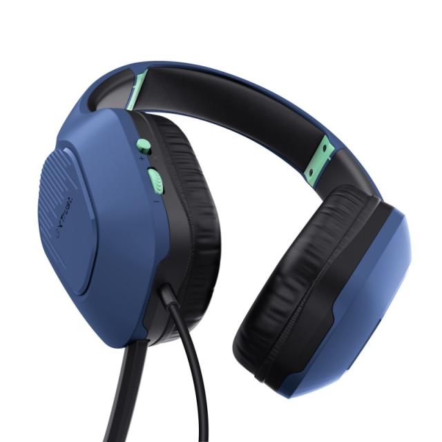 Trust - GXT 415B Zirox Auriculares Alámbrico Diadema Juego Azul