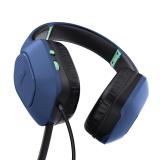 Trust - GXT 415B Zirox Auriculares Alámbrico Diadema Juego Azul