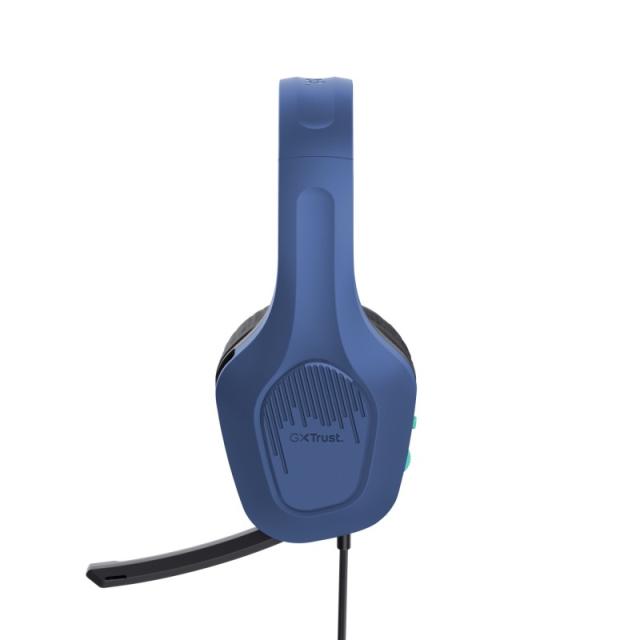 Trust - GXT 415B Zirox Auriculares Alámbrico Diadema Juego Azul