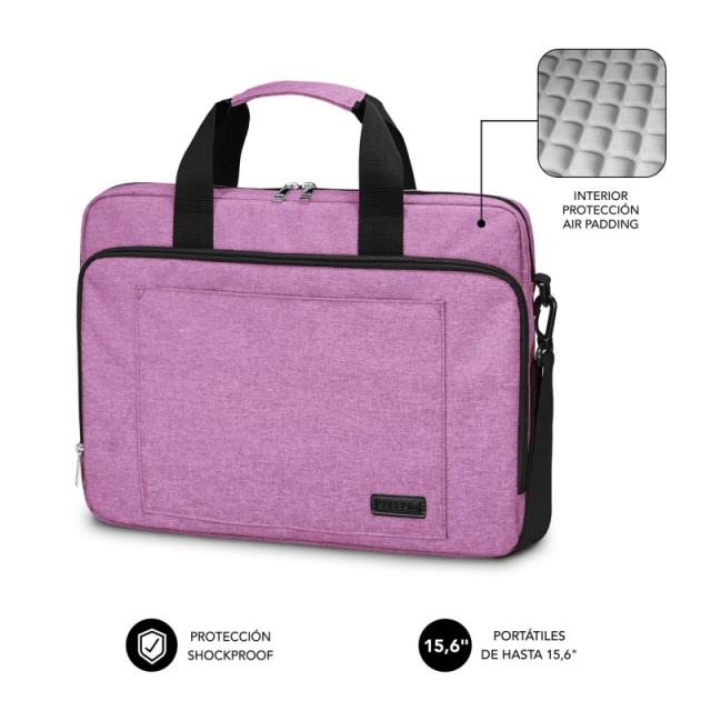 SUBBLIM - Maletín Ordenador Air Padding Laptop bag 15,6" Rosa