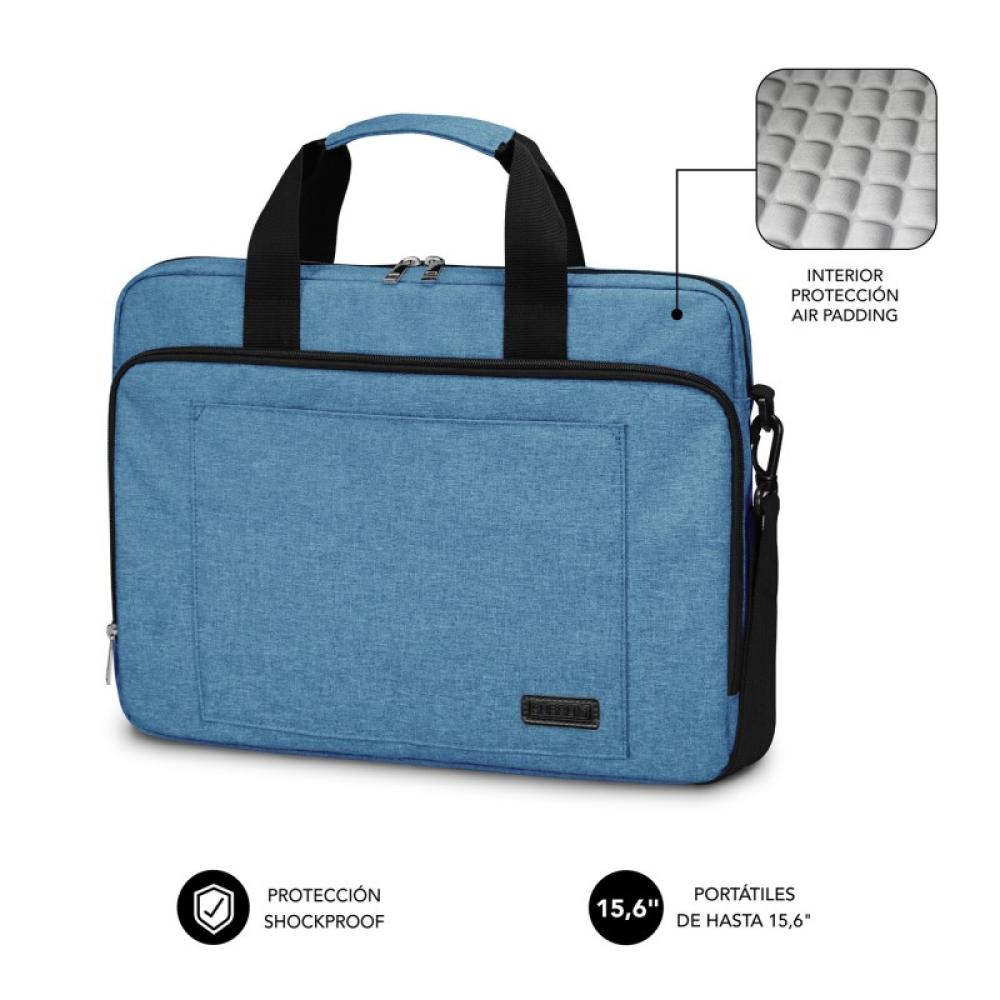 SUBBLIM - Maletín Ordenador Air Padding Laptop bag 15,6" Azul