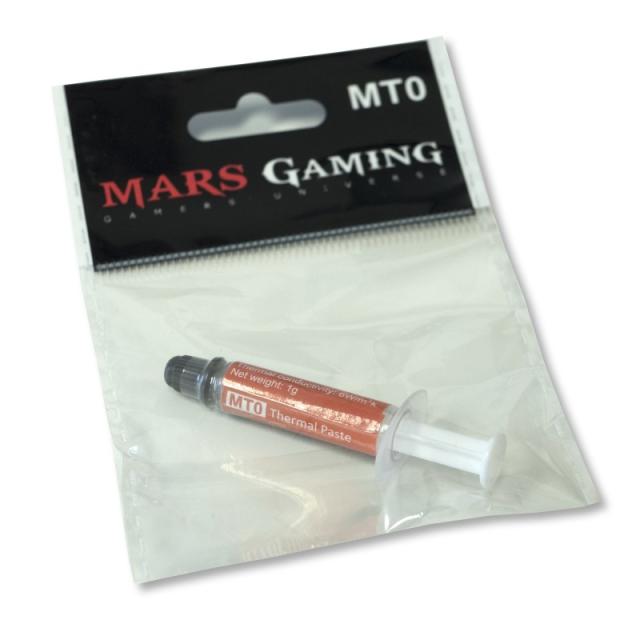Mars Gaming - MT0 Pasta térmica PC 1g 6W Temperatura 30-280º Máxima Seguridad