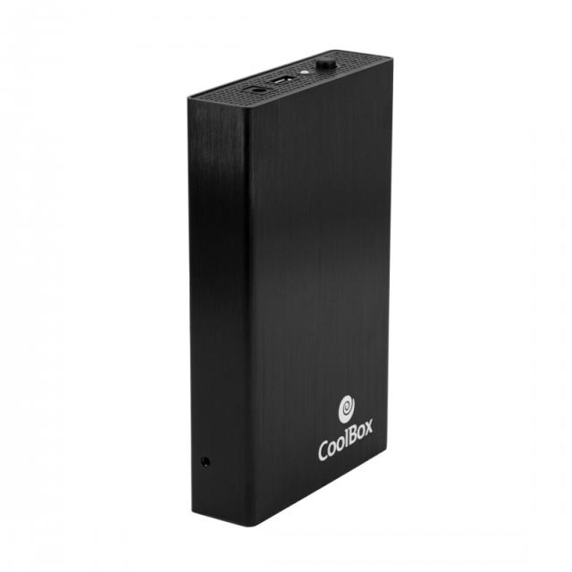CoolBox - CAJA/CARCASA HDD 3.5" SCA-3533 USB3.2 GEN1 ALUMINIO NEGRO