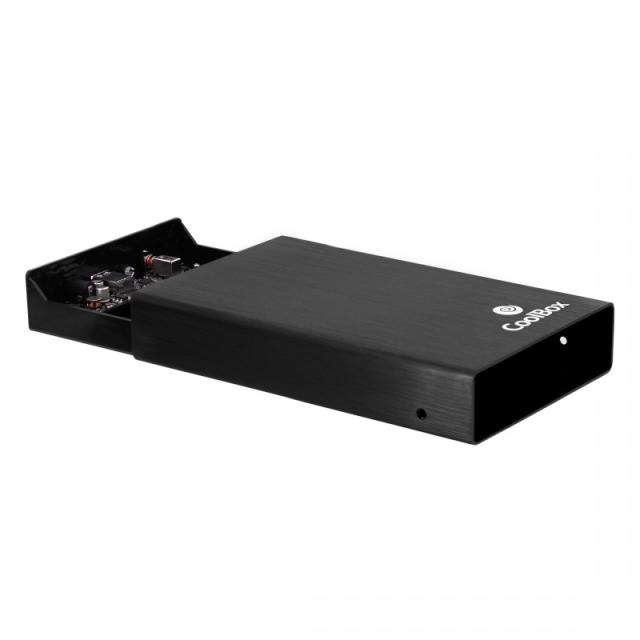 CoolBox - CAJA/CARCASA HDD 3.5" SCA-3533 USB3.2 GEN1 ALUMINIO NEGRO