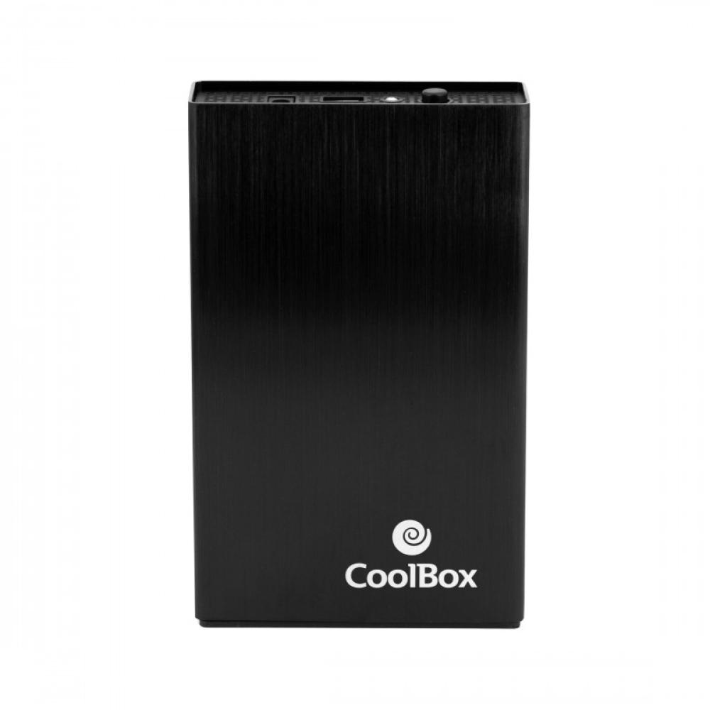 CoolBox - CAJA/CARCASA HDD 3.5" SCA-3533 USB3.2 GEN1 ALUMINIO NEGRO