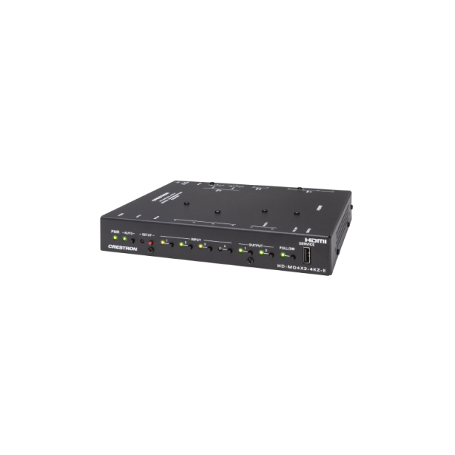 Crestron - CRESTRON 4X2 4K60 4:4:4 HDR AV SWITCHER (HD-MD4X2-4KZ-E) 6511307