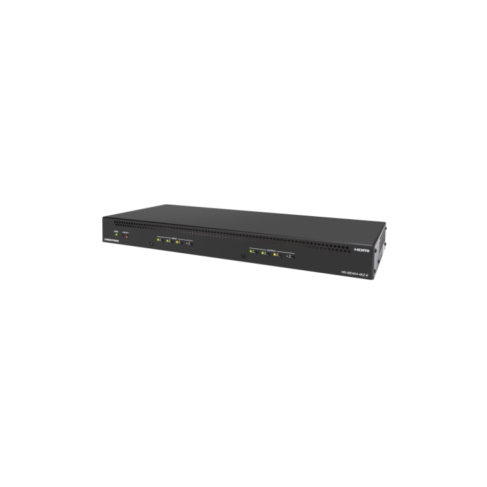 Crestron - CRESTRON 4X4 4K60 4:4:4 HDR AV SWITCHER (HD-MD4X4-4KZ-E) 6511308