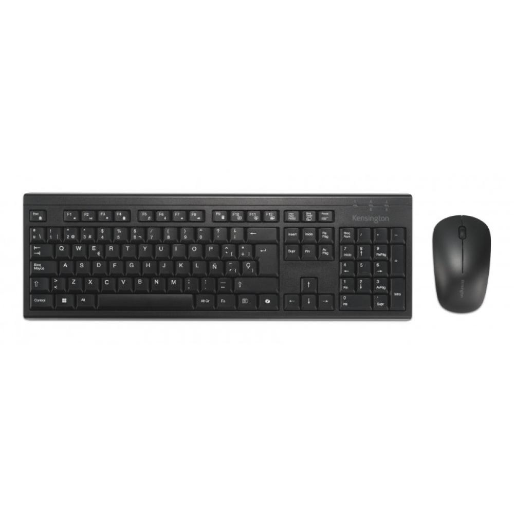 Kensington - Kit de teclado y ratón recargable KM270 EQ – Inalámbrico