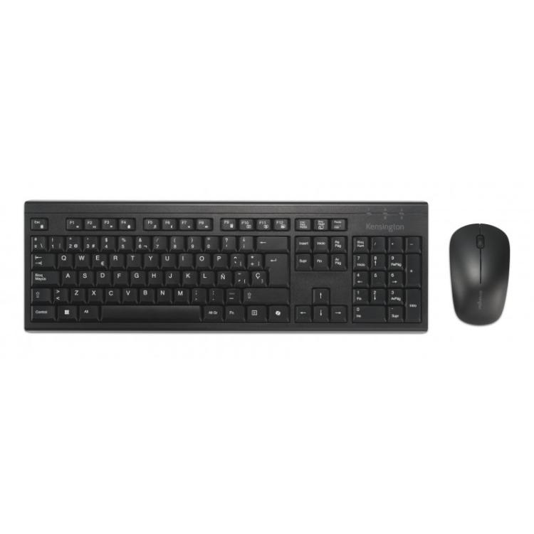 Kensington - Kit de teclado y ratón recargable KM270 EQ – Inalámbrico
