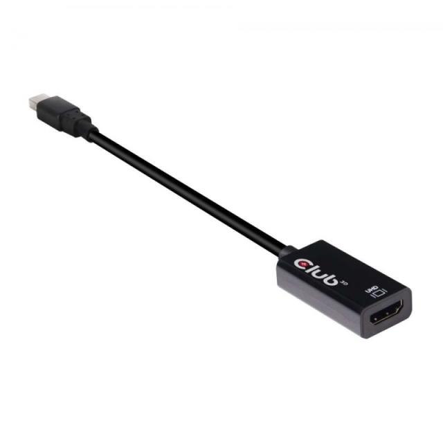CLUB3D - Mini DisplayPort 1.4 a HDMI 2.0b HDR Adpatador Activo