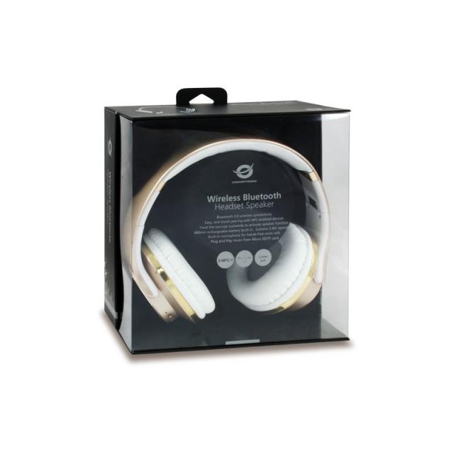 Conceptronic - CHSPBTNFCSPKG auricular y casco Auriculares Inalámbrico y alámbrico Diadema Llamadas/Música MicroUSB Bluetooth Or