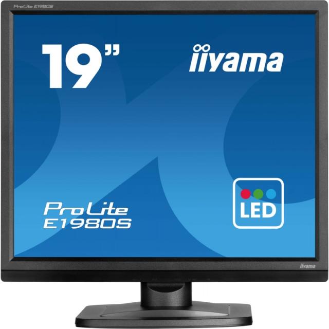 iiyama - ProLite E1980S-B1 pantalla para PC 48,3 cm (19") 1280 x 1024 Pixeles VGA LED Negro