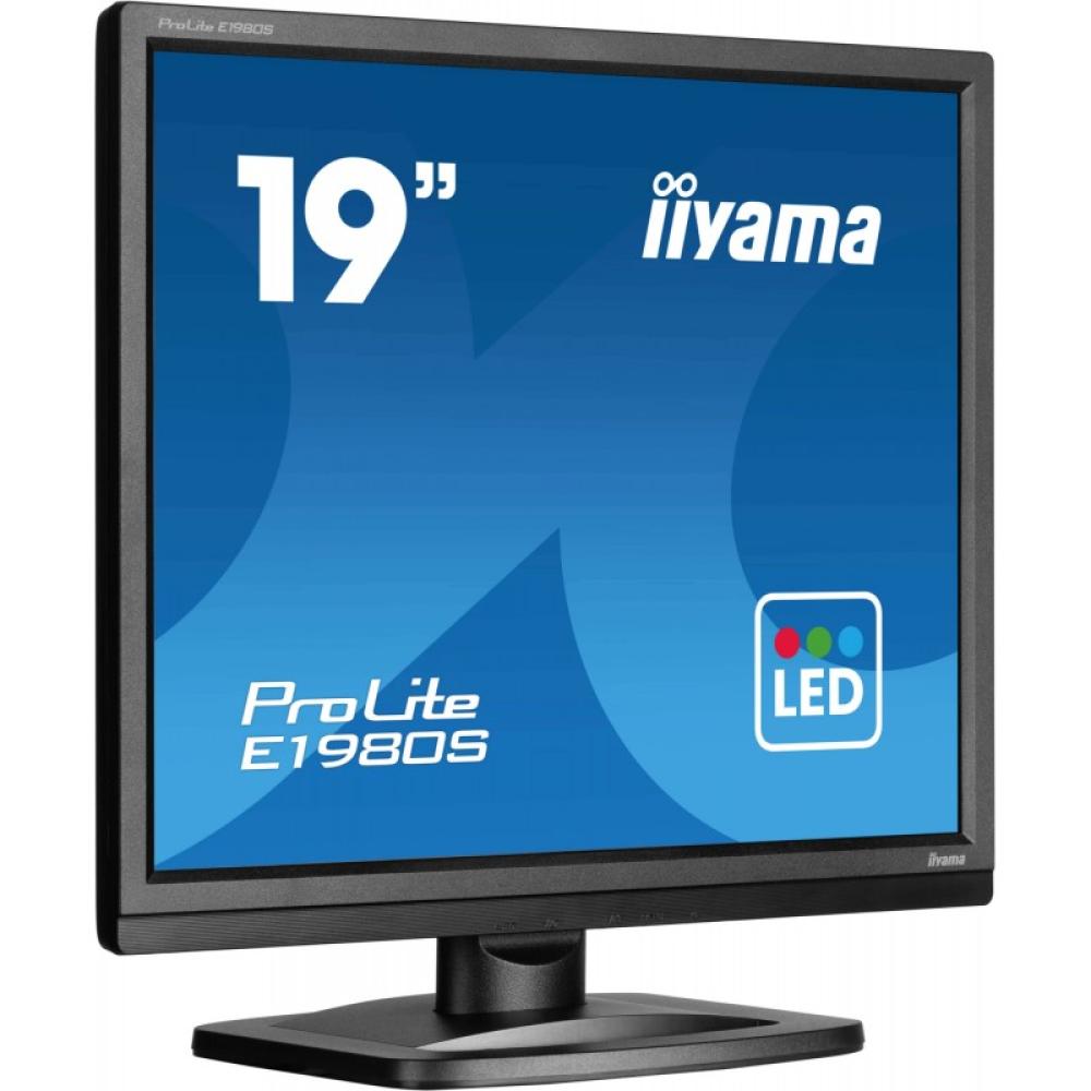 iiyama - ProLite E1980S-B1 pantalla para PC 48,3 cm (19") 1280 x 1024 Pixeles VGA LED Negro