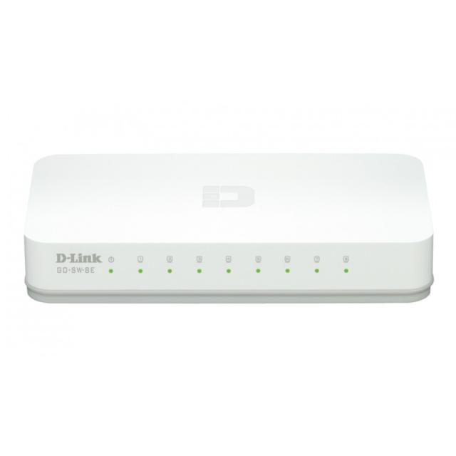D-Link - GO-SW-8E/E switch No administrado Fast Ethernet (10/100) Blanco