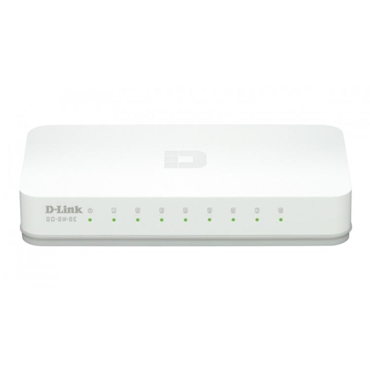 D-Link - GO-SW-8E/E switch No administrado Fast Ethernet (10/100) Blanco