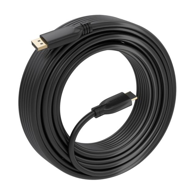 AISENS - A125-0922 adaptador de cable de vídeo 10 m DisplayPort HDMI Negro