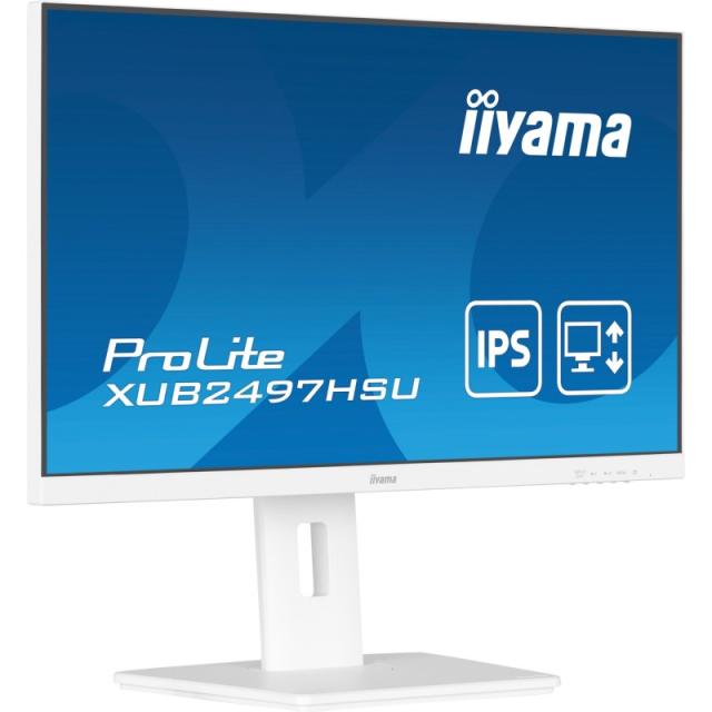 iiyama - ProLite XUB2497HSU-W2 pantalla para PC 60,5 cm (23.8") 1920 x 1080 Pixeles Full HD LED Blanco