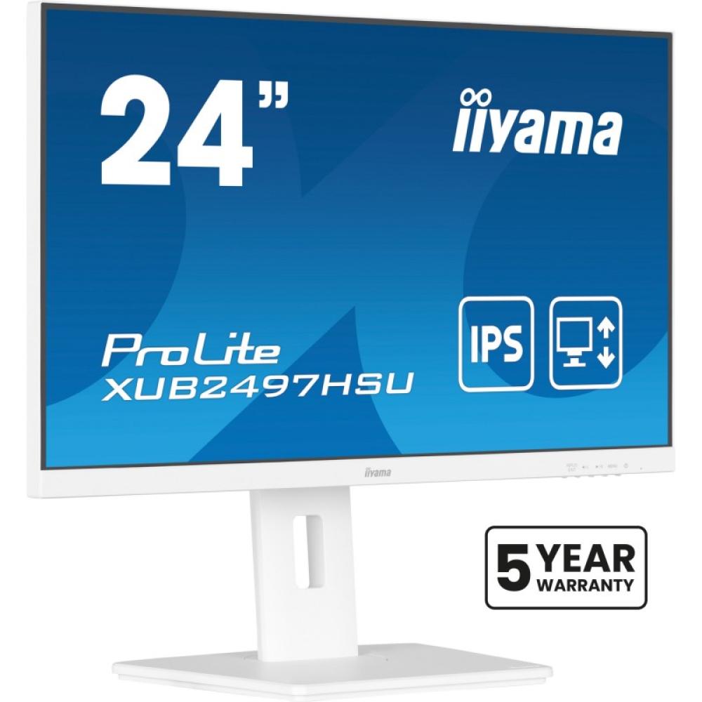 iiyama - ProLite XUB2497HSU-W2 pantalla para PC 60,5 cm (23.8") 1920 x 1080 Pixeles Full HD LED Blanco