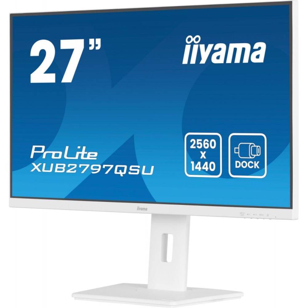 iiyama - ProLite XUB2797QSU-W2 pantalla para PC 68,6 cm (27") 2560 x 1440 Pixeles Quad HD LED Blanco
