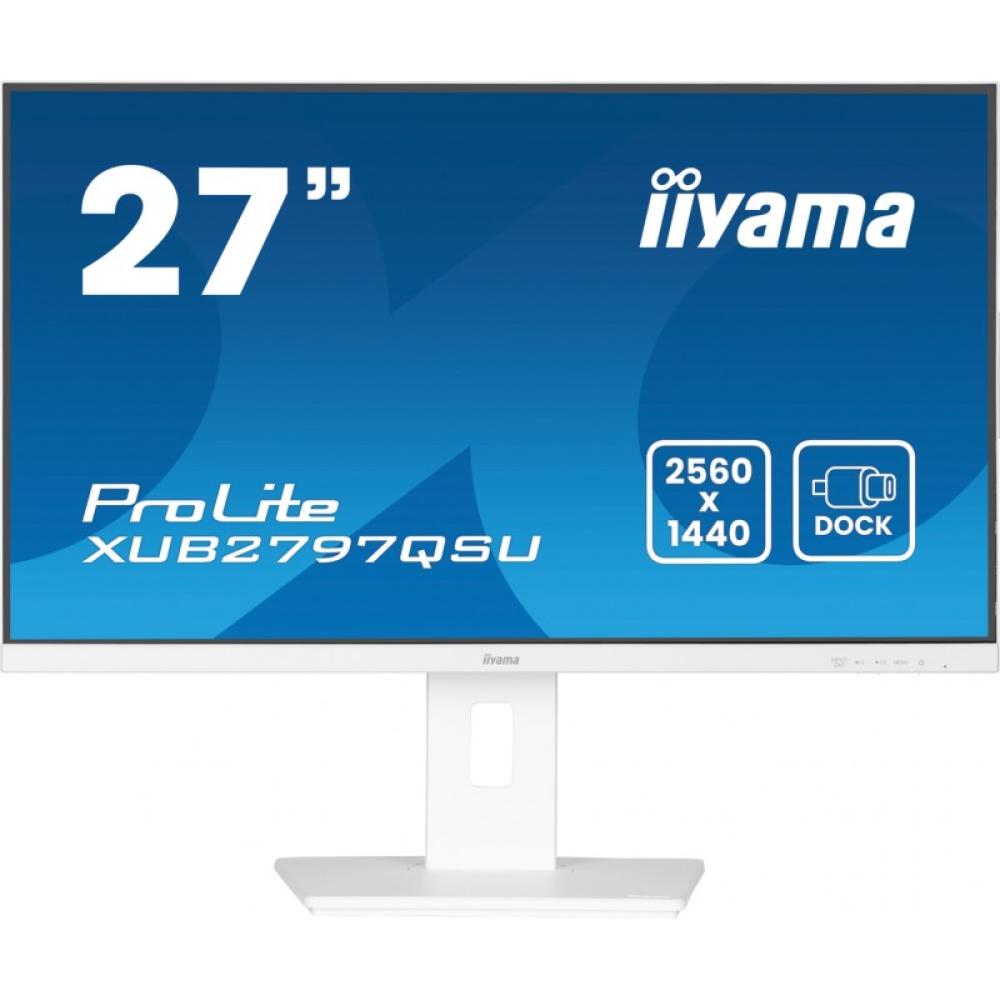 iiyama - ProLite XUB2797QSU-W2 pantalla para PC 68,6 cm (27") 2560 x 1440 Pixeles Quad HD LED Blanco
