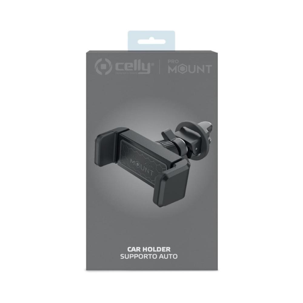 Celly - MOUNTVENT360BK soporte Soporte activo para teléfono móvil Teléfono móvil/smartphone Negro