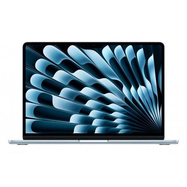 Apple - MacBook Air Apple M M4 Portátil 34,5 cm (13.6") 16 GB 256 GB SSD Wi-Fi 6E (802.11ax) macOS Sequoia Azul