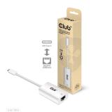 CLUB3D - CAC-1519 cambiador de género para cable USB-C RJ-45 Blanco