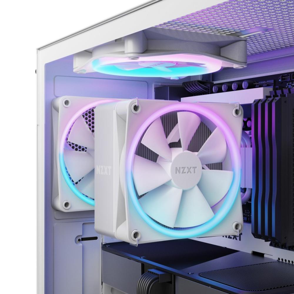 NZXT - T120 RGB Procesador Refrigerador de aire 12 cm Blanco 1 pieza(s)