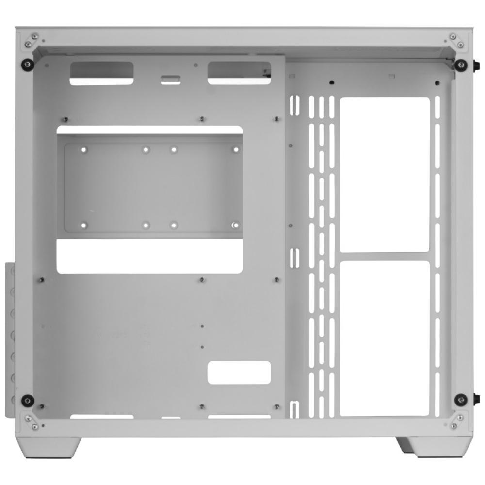 Mars Gaming - Torre Gaming Custom XXL E-ATX, Ventana Cristal Templado Lateral y Frontal, Estructura Modular Doble Cámara - MCV3W