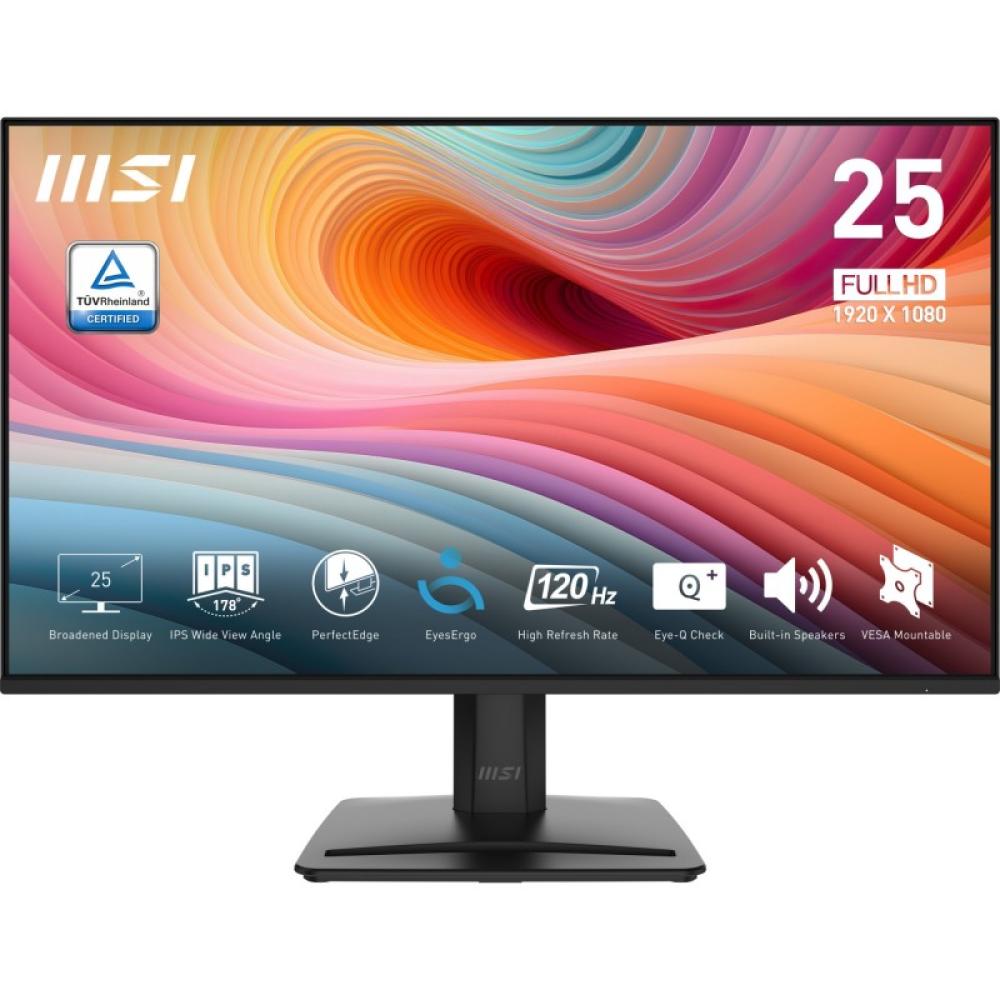 MSI - PRO MP251 E2 pantalla para PC 62,2 cm (24.5") 1920 x 1080 Pixeles Full HD LED Negro