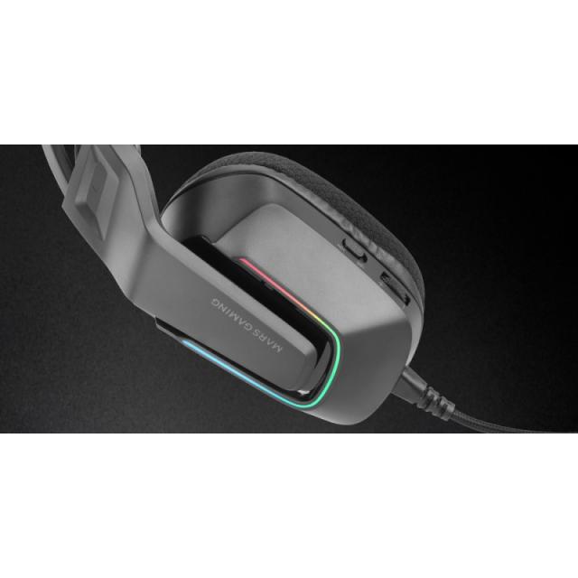 Mars Gaming - MH-STRIKE Auriculares Alámbrico Diadema Juego Negro