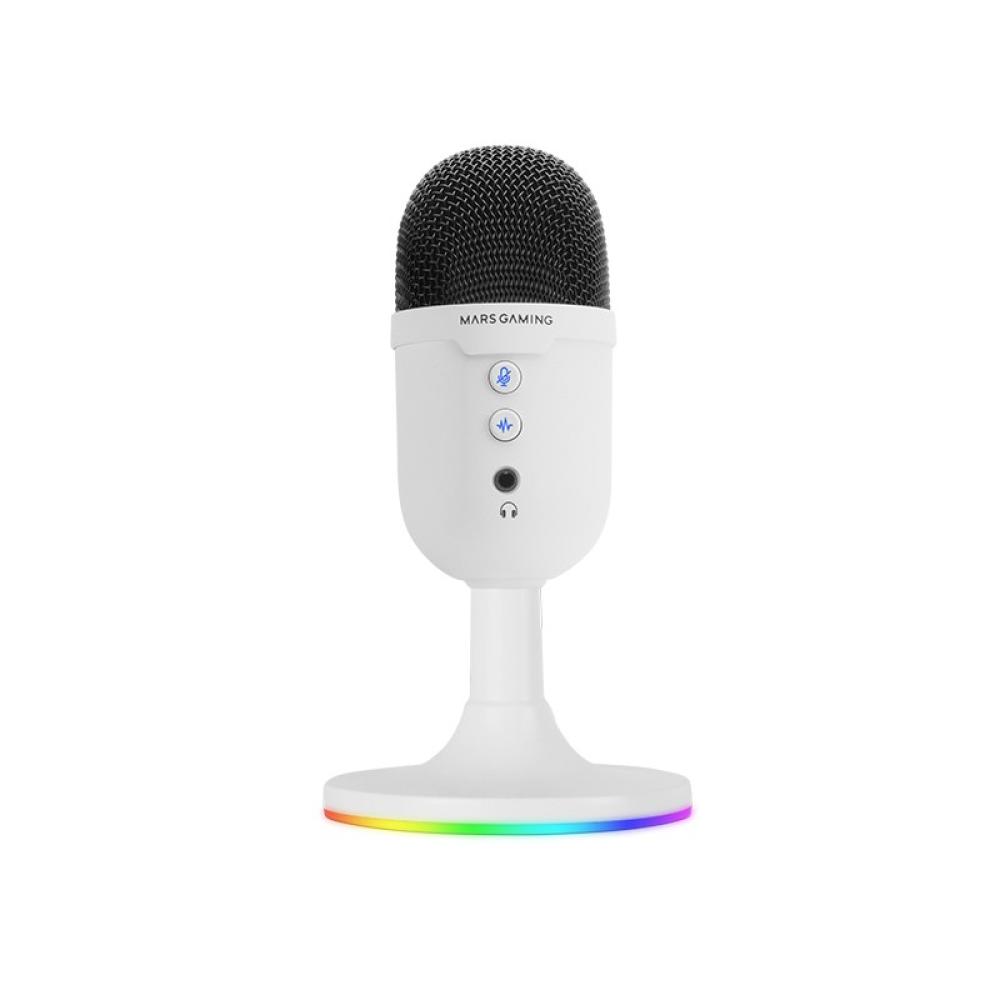 Mars Gaming - MMIC-CXW Negro Micrófono de superficie para mesa