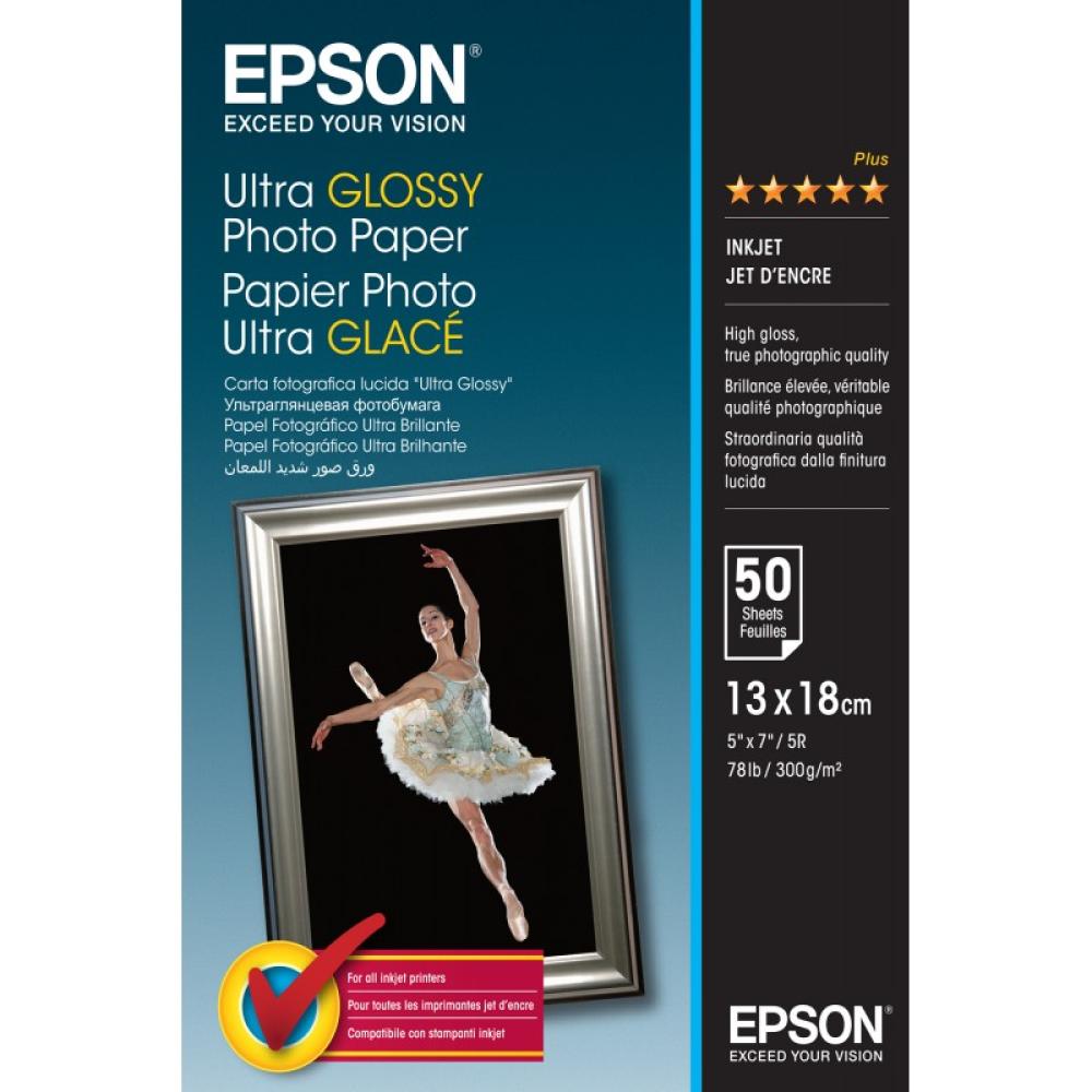 Epson - Ultra Glossy Photo Paper - 13x18cm - 50 Hojas