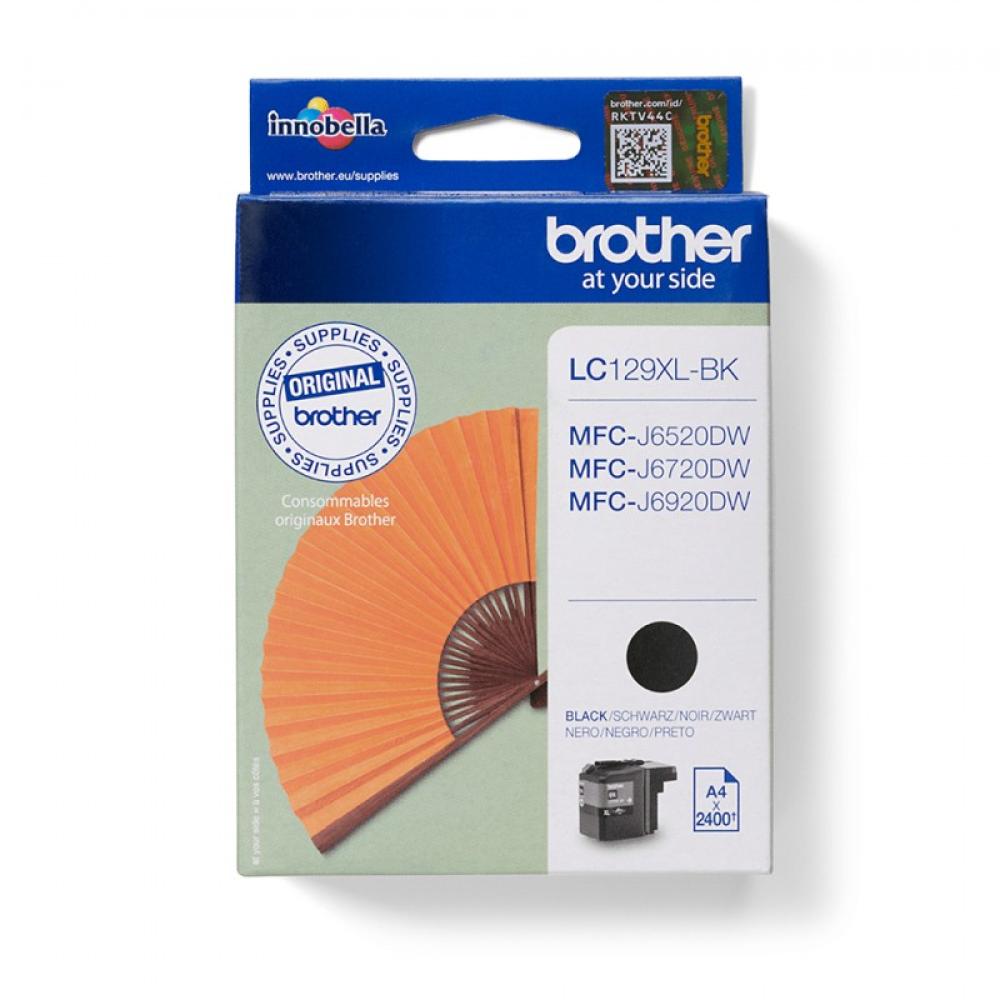 Brother - LC129XLBK cartucho de tinta 1 pieza(s) Original Alto rendimiento (XL) Negro